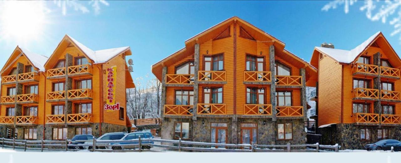 Karpatski Zori Hotel Буковель Экстерьер фото